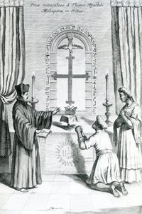 Le Sanctuaire de Saint Thomas à Meliapore, 1667 - Athanasius Kircher